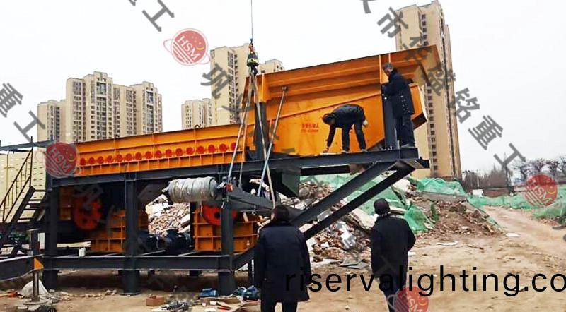 建築垃圾迻動破碎站