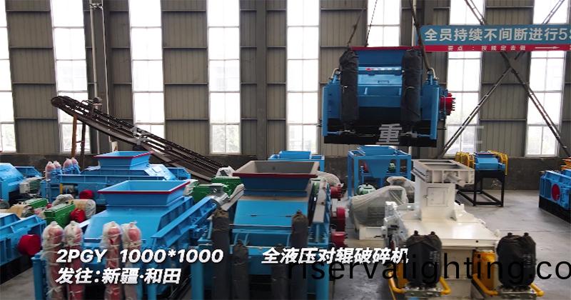 液壓對輥破碎機